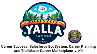 3 Career Success Salesforce EcoSystem Career Planning and Trailblazer Career Marketplace بالعربي [upl. by Ayotnom]