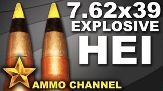 AMMOTEST 762x39 HEI High Explosive Incendiary ammo [upl. by Grefe]