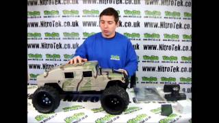 ShengQi 30cc 15th Petrol RC Monster Truck  HUMMER Review [upl. by Cathrine445]