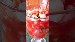 CEVICHE or SHRIMP COCKTAIL PMGK food shorts [upl. by Marrin]