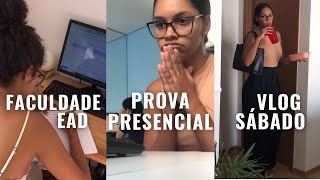 Prova presencial Estacio  Vlog sábado administração faculdade [upl. by Matt]