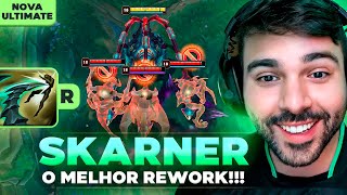 O REWORK do SKARNER FINALMENTE CHEGOU MINERVA FALA TUDO SOBRE as MUDANÇAS no ESCORPIÃO do LOL [upl. by Ayekehs]