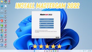 Install mastercam 2022 [upl. by Noonberg884]