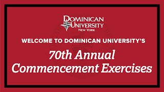 Dominican University New York 70th Commencement [upl. by Schreck]