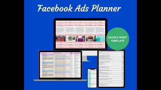 FACEBOOK ADS PLANNER [upl. by Valtin]