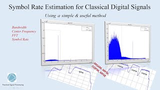 Symbol Rate Estimation for Classical Digital Signals Using a simple amp useful method [upl. by Mclaughlin]