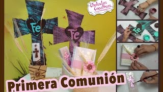 Chuladas Creativas  Ideas para Primera Comunion  Bautizos  Manualidades Sammily [upl. by Annaor]