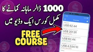 How to Earn 1000 Dollars Per Month  Free Blogging Course in urduHindi [upl. by Delaryd80]