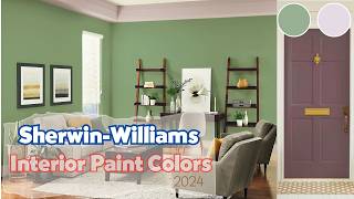 SherwinWilliams Interior Paint Colors for 2024 Familiar Favorites [upl. by Moule]