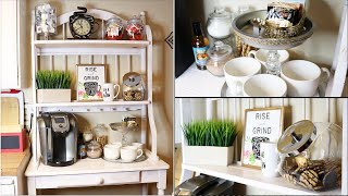 COFFEE STATION ORGANIZATION AND DIY IDEAS [upl. by Janella]