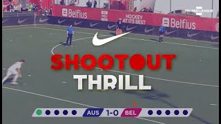 Shootout Thrill Belgium vs Australia  FIHProLeague  Hockey  paris2024 [upl. by Dahraf]