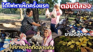 Ep70​ไปไต้ไฟหาเห็ดไปขายเห็ดที่ตลาดกันค่ะ Jasmin Kaya​สะใภ้ตุรกี ชีวิตในต่างแดนใช้ชีวิตแบบบ้านๆ [upl. by Brainard586]