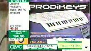 Keith Washo on QVC Demonstrating Prodikeys [upl. by Srednas]