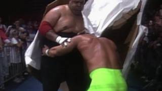 Hall of Fame Abdullah the Butcher surprises Sting [upl. by Oicram]