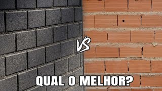 BLOCO DE CONCRETO vs TIJOLO CERÂMICO  QUAL O MELHOR  Parte 09 [upl. by Llebasi]