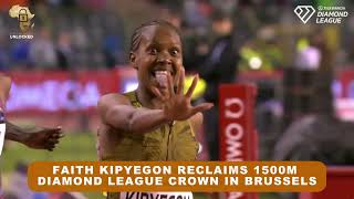 Kenyan Stars Shine in Brussels Moraa Cherotich Kipyegon and Chebet Claim Diamond League Titles [upl. by Selway804]