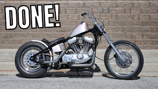 1992 Sportster 883 Build Part 6 FINAL Its Alive [upl. by Haidej]