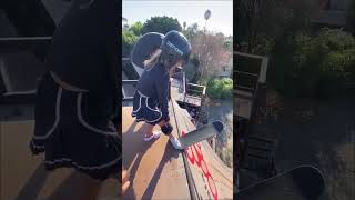 When Tony Hawk helped young Sky Brown go down the scary mega ramp ❤️👏 shorts viral Supple Drink [upl. by Nordin]