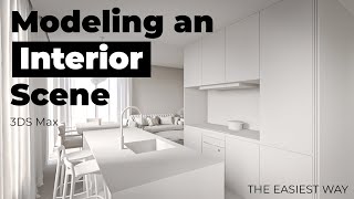 Modeling Interior In 3ds Max [upl. by Hogle]