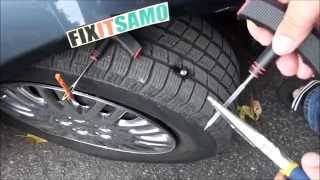 DIY How to Fix a Flat Tire EASY [upl. by Walcott261]