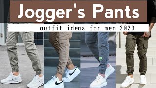 Joggers Outfit Mens in 2023  jogger pants outfit ideas for men [upl. by Farah657]