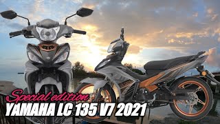 APA YANG BEST YAMAHA LC 135 SPECIAL EDITION V7 2021  MOTOVLOG [upl. by Gnuhp]