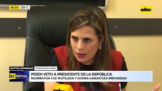 Piden a Santiago Peña vetar la desvirtuada ley de Conflicto de Intereses [upl. by Sibie394]