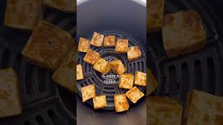 Air fryer tofu nuggets ✨healthyrecipes vegetarianrecipes veganfood tofurecipes [upl. by Yessak]