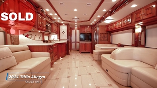 SOLD  IWS Motor Coaches 2011 Tiffin Allegro Bus Interior [upl. by Nava]