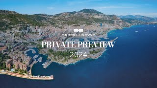 Luxury Yachts  Ferretti Group Private Preview 2024 in Monaco [upl. by Anitrak]