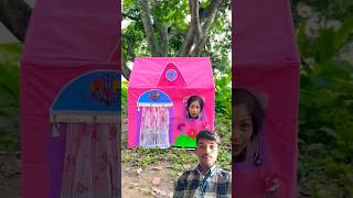 Tent Main Lallu Ji Hai tent Main koi nahin hain 👿🤣 shorts funny comedy tent prank challenge [upl. by Atnoved]