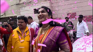 Secunderabad Bonalu 2024  Jogini Shyamala Grand Entry At UjjainiMahankali Bonalu2024 [upl. by Suoirred]