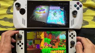 YookaLaylee and the Impossible Lair  Nintendo Switch 60 fps  Asus Rog Ally pc handheld [upl. by Dyol339]