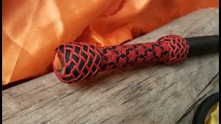 How I make a paracord bullwhip  Waxing [upl. by Nanny]