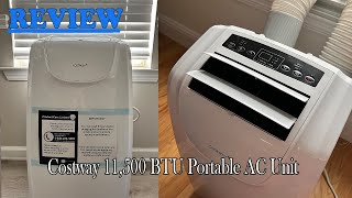 COSTWAY 11500 BTU Portable Air Conditioner Review  Watch before ordering [upl. by Azmuh103]