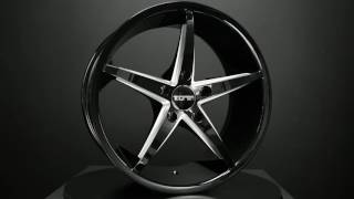 TOUREN WHEELS  TR70  BLACK W MILLED SPOKES [upl. by Hamann]