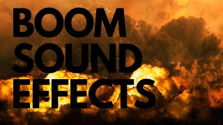 BOOM SOUND EFFECTS PART 5 [upl. by Modla]