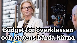 Budget för överklassen och statens hårda kärna Sjukvård omsorger och skola sviks [upl. by Notnroht]