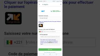 comment faire le dépôt sur 1xbet [upl. by Katrina]