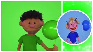 Red Yellow Green Blue featuring The Super Simple Puppets  Kids Songs ACAPELLA [upl. by Penrod963]