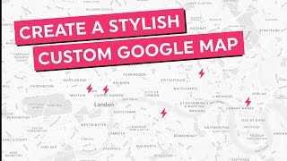 Build a Stylish Custom Google Map With The Google Maps API [upl. by Mllly465]