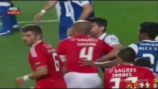 Benfica 3  2 Porto  Taça da Liga  20 Março 2012 [upl. by Enirbas]