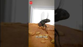 How Flies Eat facts Fact Shorts viral [upl. by Reisman]