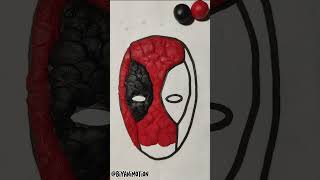 Drawing Deadpool 😎 marvel deadpool superhero art [upl. by Aniram]