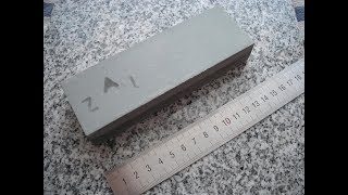 Silicon carbide  carborundum sharpening stone made by ZAI  Berkovitsa  2017 Full HD [upl. by Kordula908]