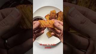 60 ways to make potatoes 23 accordion potato short cooking asmrcooking ASMR asmrsound [upl. by Akienom115]