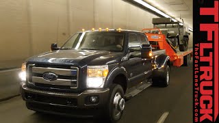 2015 Ford F350 Power Stroke Ike Gauntlet Extreme Towing Review [upl. by Esmerolda]