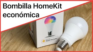 Bombilla inteligente con HomeKit ¡muy económica 💡 Meross lo pone fácil [upl. by Ecenaj]