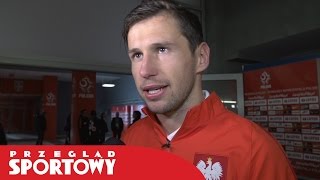 Grzegorz Krychowiak po meczu Polska  Serbia 10 [upl. by Leibrag]