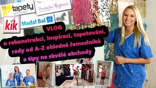 VLOG  o rekonstrukci inspiraci tapetování rady od AZ na řemeslníky [upl. by Aymahs]